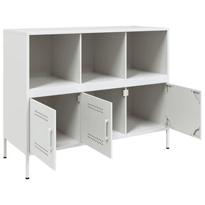 Weißes Stahl Sideboard 100,5 cm