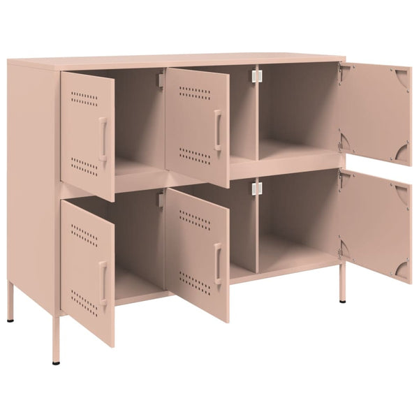 Rosa Stahl Sideboard, 100,5 cm