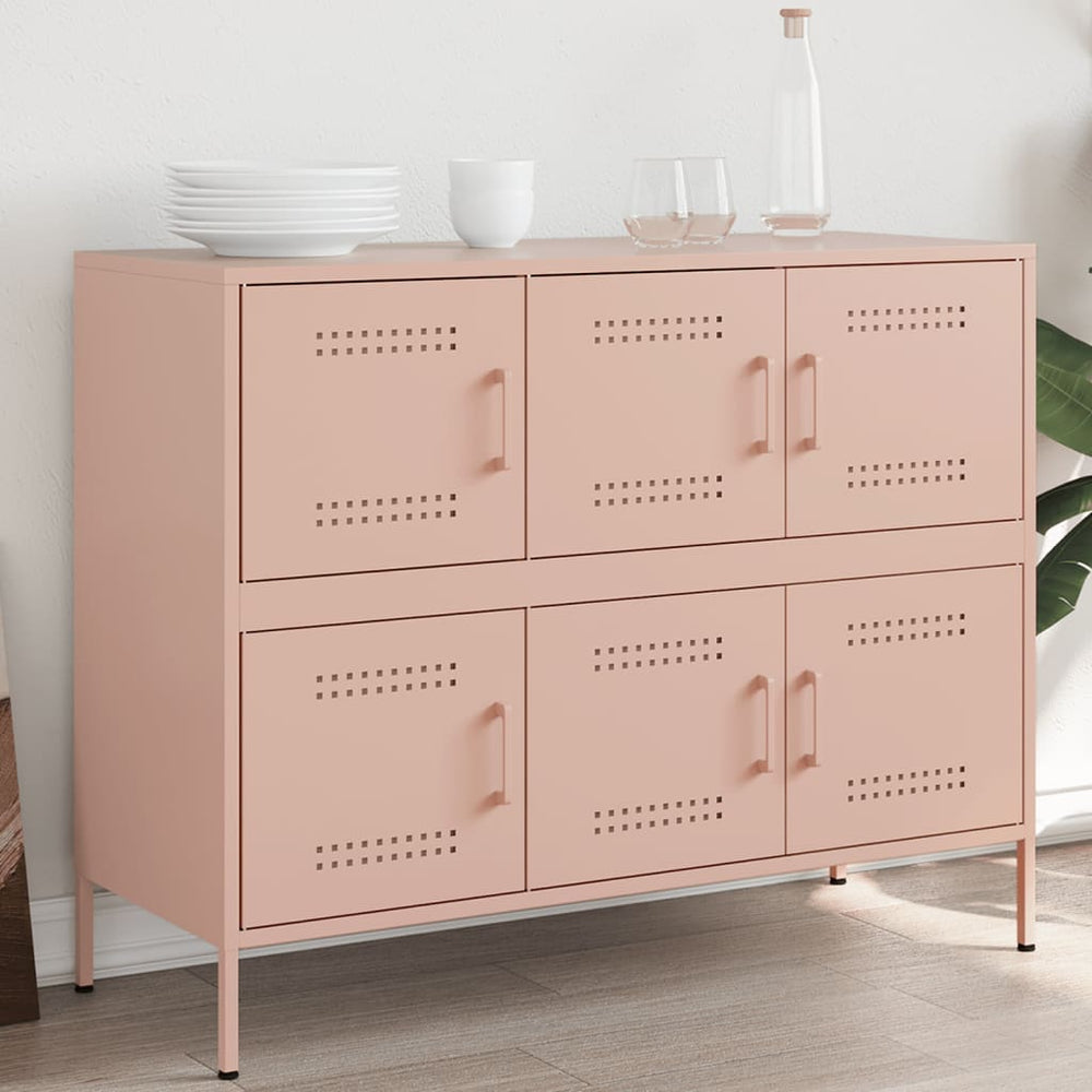 Rosa Stahl Sideboard, 100,5 cm