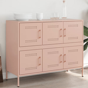Rosa Stahl Sideboard, 100,5 cm