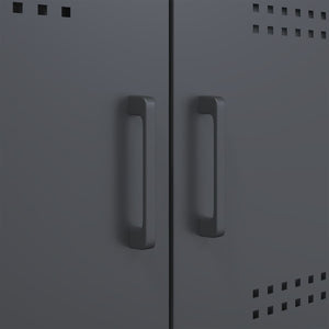 Sideboard Anthrazit Stahl 100,5 cm