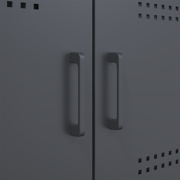 Sideboard Anthrazit Stahl 100,5 cm