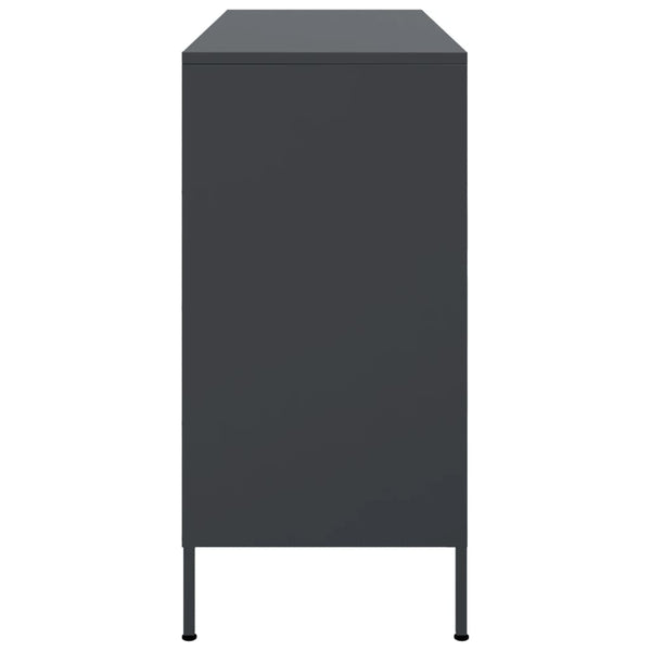 Sideboard Anthrazit Stahl 100,5 cm