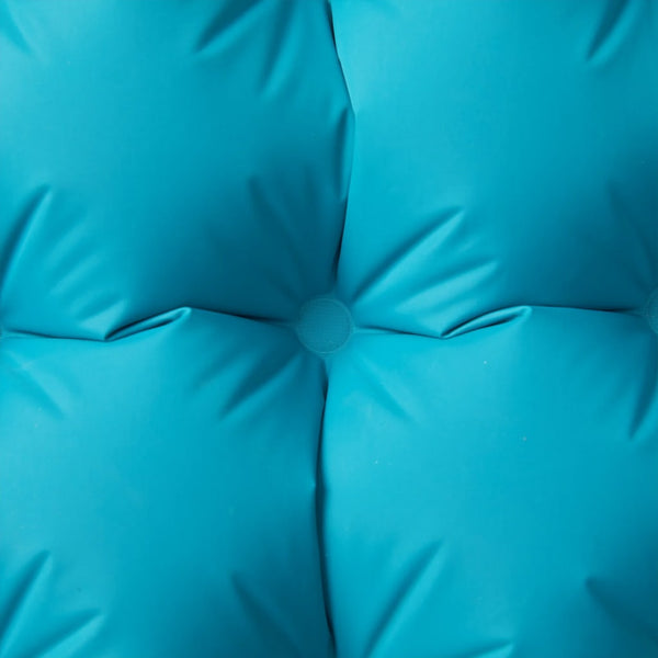 Selbstaufblasende Isomatte Blau mit Kissen