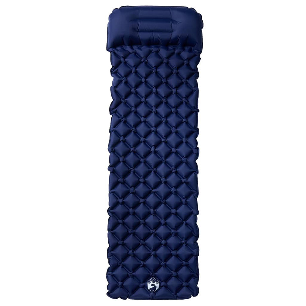 Aufblasbare Isomatte Marineblau mit Kissen