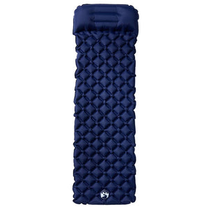 Aufblasbare Isomatte Marineblau mit Kissen