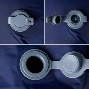 Aufblasbare Isomatte Marineblau mit Kissen