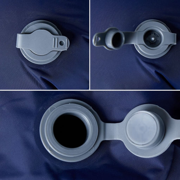 Aufblasbare Isomatte Marineblau mit Kissen