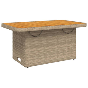 vidaXL Ensemble de canapé de jardin 2 pcs avec coussins Résine tressée Beige