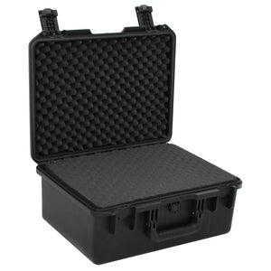 Tragbarer Flugkoffer Schwarz 49x38x23 cm