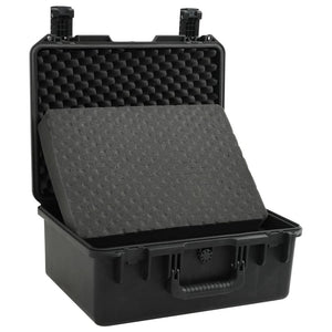 Tragbarer Flugkoffer Schwarz 49x38x23 cm