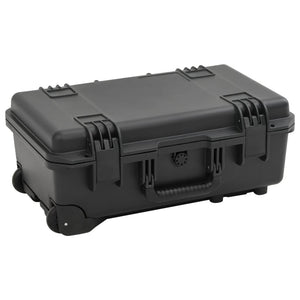 Flugkoffer Tragbar Schwarz 55x35x22,5 cm