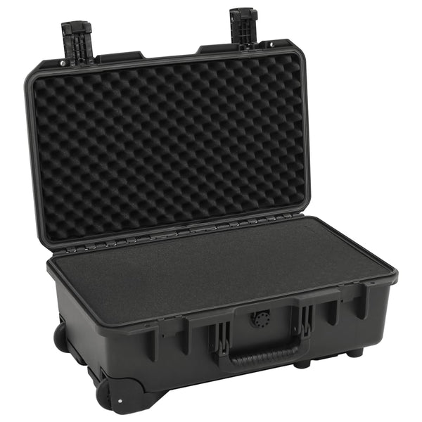 Flugkoffer Tragbar Schwarz 55x35x22,5 cm