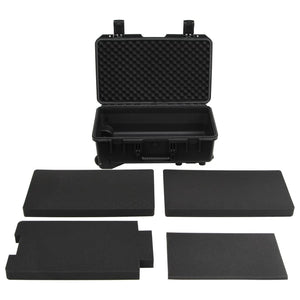 Flugkoffer Tragbar Schwarz 55x35x22,5 cm