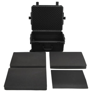 Tragbarer Flugkoffer Schwarz 62,5x50x28,5 cm