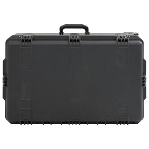 Schwarzer Flugkoffer, Tragbar, 79,5 cm
