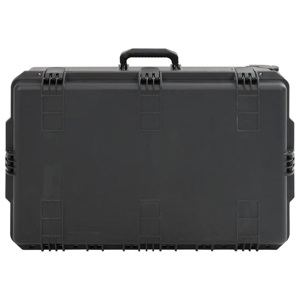 Schwarzer Flugkoffer, Tragbar, 79,5 cm