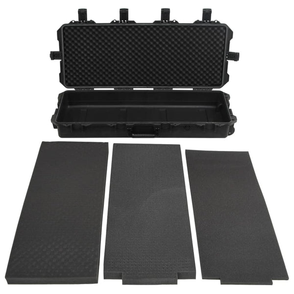 Tragbarer Flugkoffer Schwarz 100,5x42x17 cm