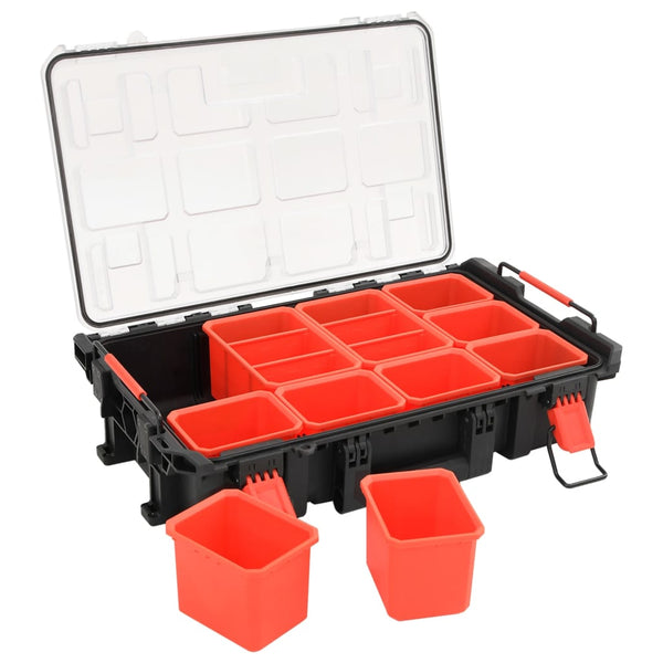 Tragbarer Flugkoffer Schwarz 55,5x34,5x13,5 cm