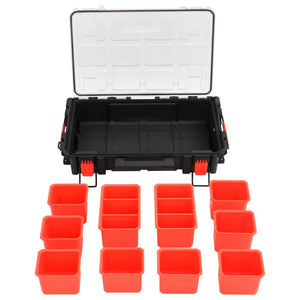 Tragbarer Flugkoffer Schwarz 55,5x34,5x13,5 cm