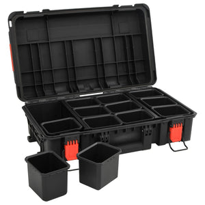 Tragbarer Flugkoffer Schwarz 56,5x34x16 cm