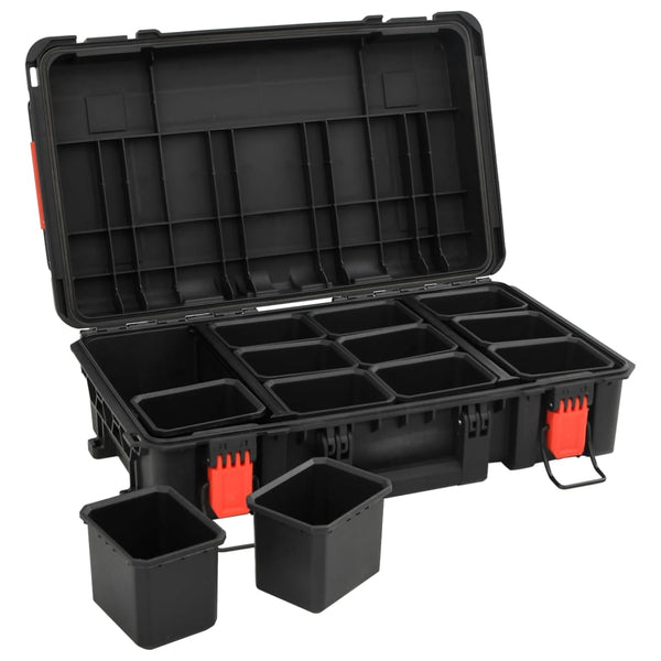 Tragbarer Flugkoffer Schwarz 56,5x34x16 cm
