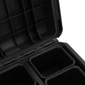Tragbarer Flugkoffer Schwarz 56,5x34x16 cm