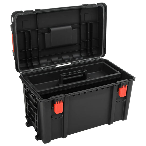 Flugkoffer Tragbar Schwarz 57x35x32,5 cm
