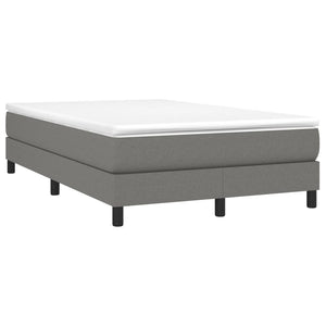 Boxspringbett mit Matratze Dunkelgrau 120x190 cm