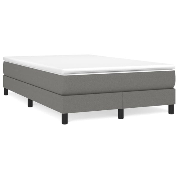 Boxspringbett mit Matratze Dunkelgrau 120x190 cm