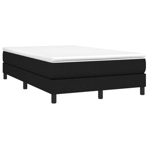Boxspringbett mit Matratze Schwarz 120x190 cm