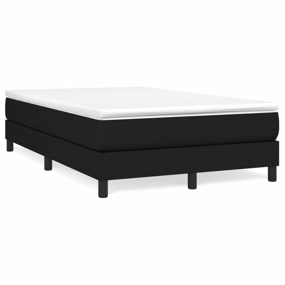 Boxspringbett mit Matratze Schwarz 120x190 cm
