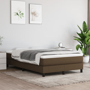 Boxspringbett mit Matratze Dunkelbraun 120x190 cm