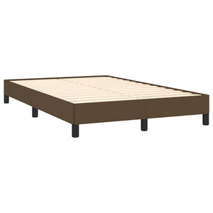 Boxspringbett mit Matratze Dunkelbraun 120x190 cm