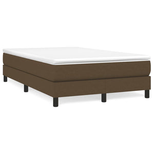 Boxspringbett mit Matratze Dunkelbraun 120x190 cm