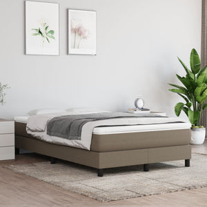Boxspringbett mit Matratze Taupe 120x190 cm