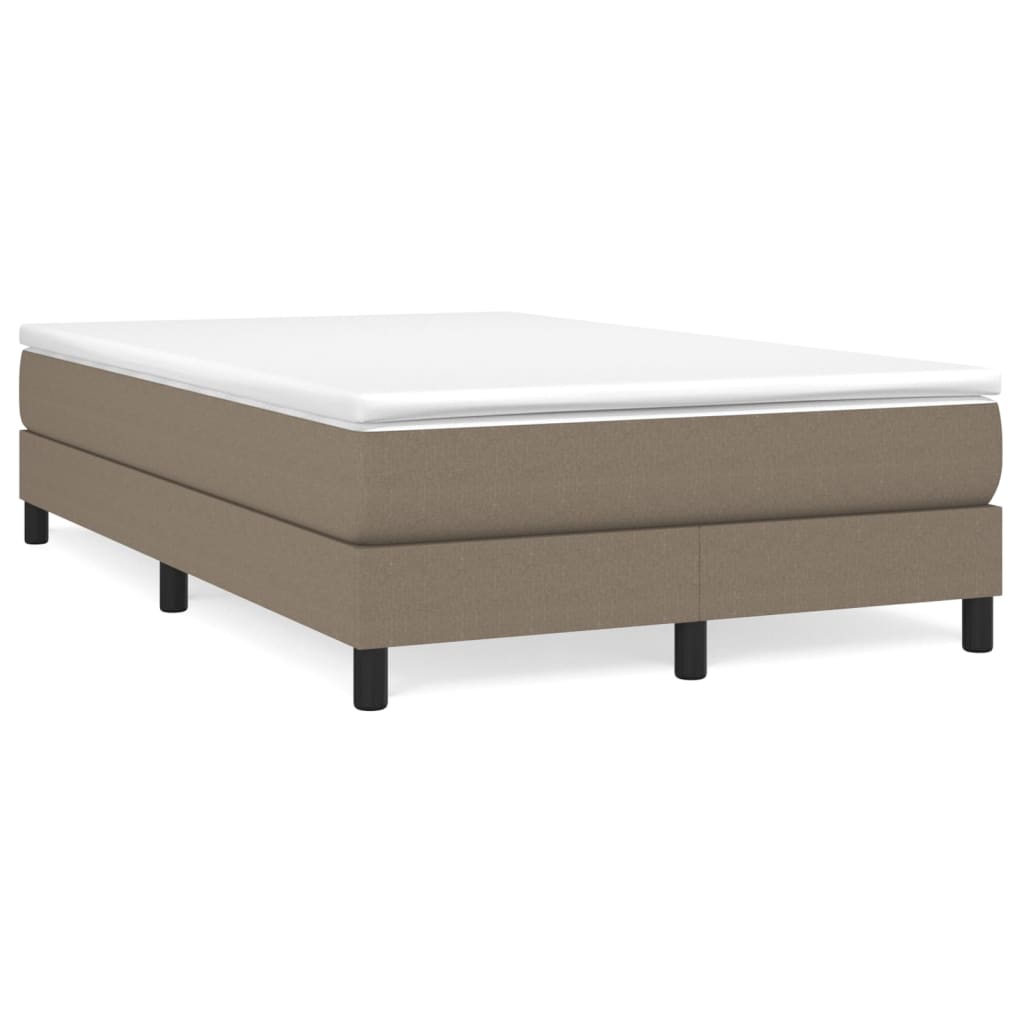 Boxspringbett mit Matratze Taupe 120x190 cm