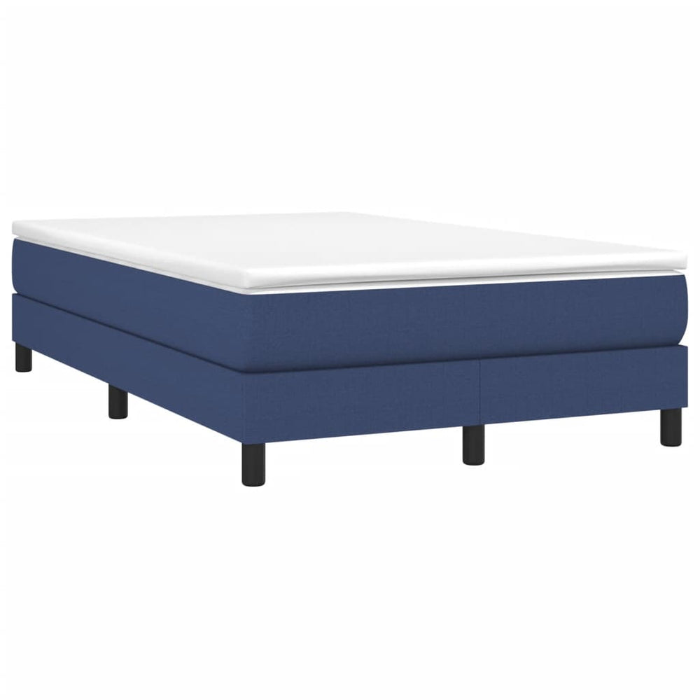 Boxspringbett mit Matratze Blau 120x190 cm
