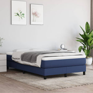 Boxspringbett mit Matratze Blau 120x190 cm