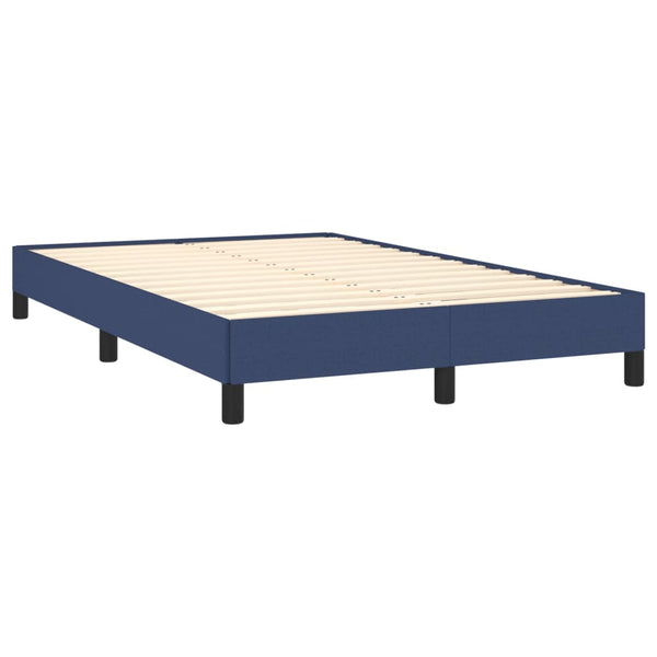 Boxspringbett mit Matratze Blau 120x190 cm