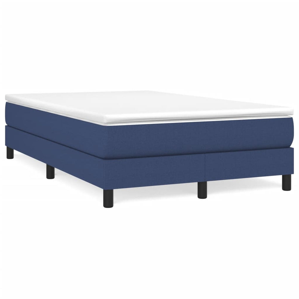 Boxspringbett mit Matratze Blau 120x190 cm