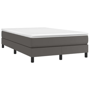 Boxspringbett mit Matratze Grau 120x190 cm