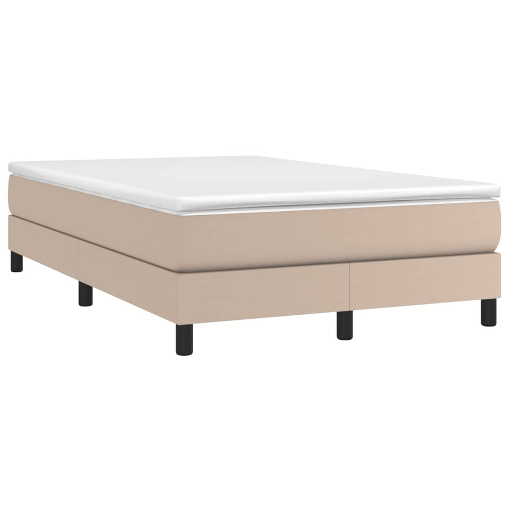 Boxspringbett mit Matratze Cappuccino-Braun 120x190 cm