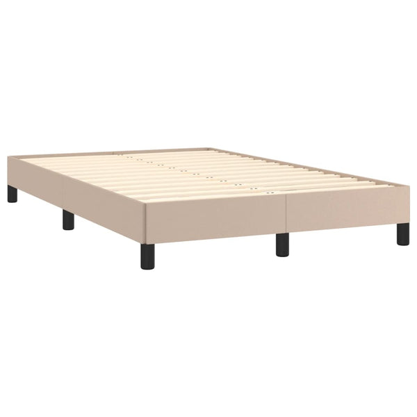 Boxspringbett mit Matratze Cappuccino-Braun 120x190 cm