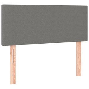 Boxspringbett mit LED Dunkelgrau 120x190 cm