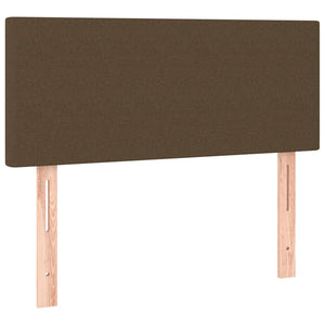 Boxspringbett mit Matratze & LED Dunkelbraun 120x190 cm