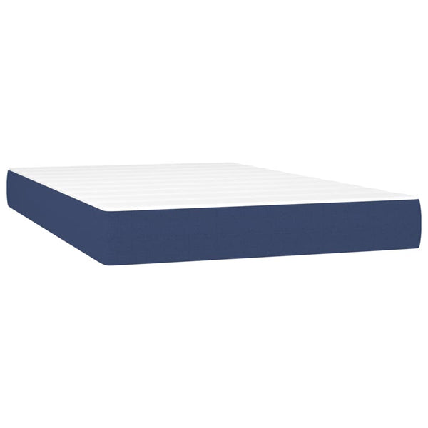 Boxspringbett mit LED 120x190 cm Blau