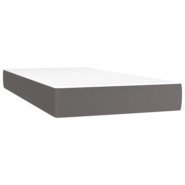 Boxspringbett mit LED 120x190 cm Grau