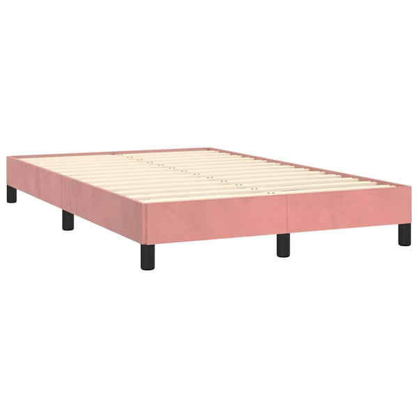 Boxspringbett Rosa mit LED 120x190 cm