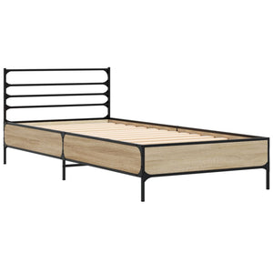 Bettgestell Sonoma Eiche 100x200 cm